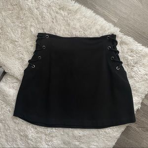 Lush Black Mini Skirt